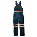 Bib Overalls with Orange Reflective Tape